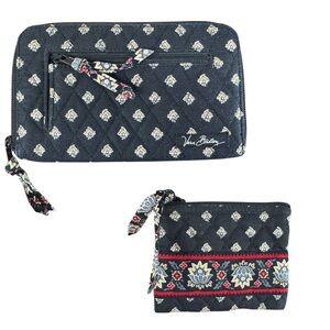 Vera Bradley Zip Around Wallet /Wristlet and coin purse